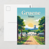 Carte Postale Gruene États-Unis (Devant / Derrière)