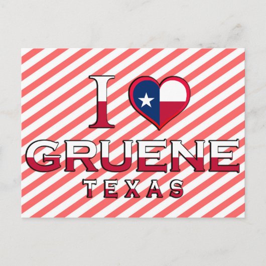 Carte Postale Gruene, Texas (Devant)