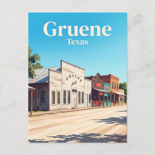 Carte Postale Gruene USA (Devant)