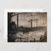 Carte Postale Grues (Devant / Derrière)