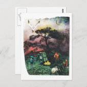 Carte Postale grues (Devant / Derrière)