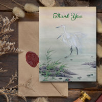 Grues dans la rivière Chinoise