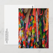 Carte Postale Grues Origami à Hiroshima, Japon (Devant / Derrière)