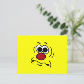 Carte Postale Grumpey à visage nul (Debout devant)