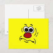 Carte Postale Grumpey à visage nul (Devant / Derrière)