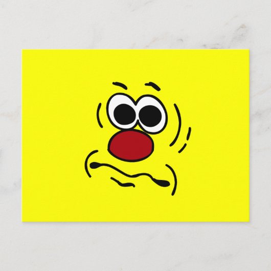 Carte Postale Grumpey à visage nul (Devant)