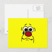 Carte Postale Grumpey de visage de sympathie (Devant / Derrière)