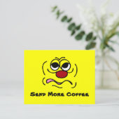 Carte Postale Grumpey face endormie (Debout devant)