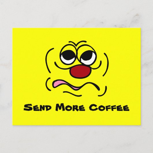 Carte Postale Grumpey face endormie (Devant)