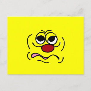 Carte Postale Grumpey face endormie