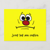 Carte Postale Grumpey Visage Déconnecté (Devant)