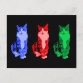 Carte Postale Grumpy Cat Pop Art (Devant)