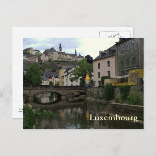 Carte Postale Grund, Luxembourg (Devant / Derrière)