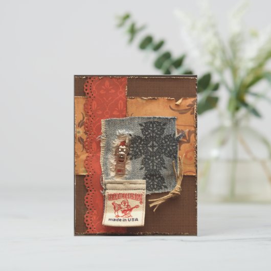 Carte postale Grunge (Debout devant)