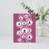 Carte Postale Grunge Arrière - plan (Debout devant)