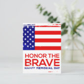 Carte Postale Grunge de la fête commémorative (Debout devant)