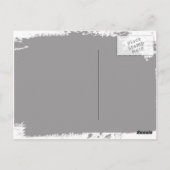 Carte postale grunge d'une ville brisée (Dos)