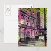 Carte Postale Grunge en théière burlesque (Devant / Derrière)