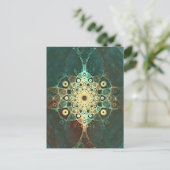 Carte Postale Grunge fractal (Debout devant)