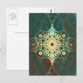 Carte Postale Grunge fractal (Devant / Derrière)