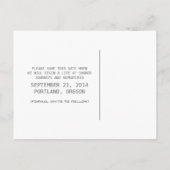 Carte postale grunge grise D20 pour Gamer Save the (Dos)