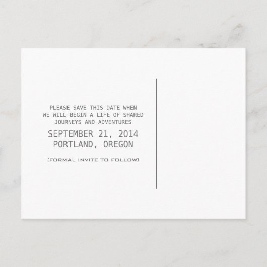 Carte postale grunge grise D20 pour Gamer Save the (Dos)