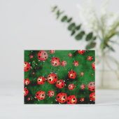 Carte Postale Grunge Ladybugs (Debout devant)