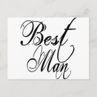 Grunge Naughy Script - Best Man Black