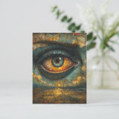 Carte Postale Grunge oculaire Abstrait (Debout devant)