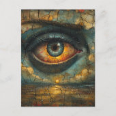Carte Postale Grunge oculaire Abstrait (Devant)
