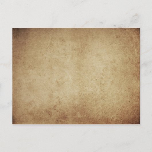 Carte Postale Grunge Parchment Rustique (Devant)