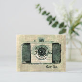 Carte postale Grunge Vintage Caméra (Debout devant)