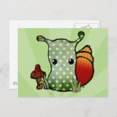 Carte postale Grungy Snail (Devant / Derrière)