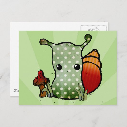 Carte postale Grungy Snail (Devant / Derrière)