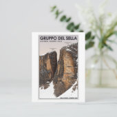 Carte Postale Gruppo del Sella - Nove et Dieci (Debout devant)