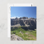 Carte Postale Gruppo Sella et passo Gardena (Devant / Derrière)