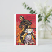 Carte Postale Gruss Vom Krampus (Debout devant)