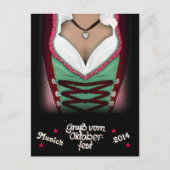 Carte Postale Gruss vom Oktoberfest (Devant)