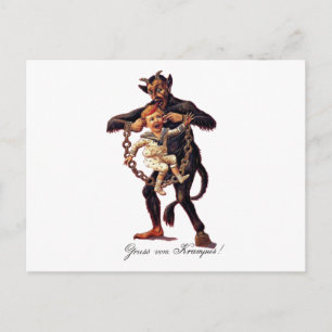 Carte Postale Gruss vom (Salutations De) Krampus