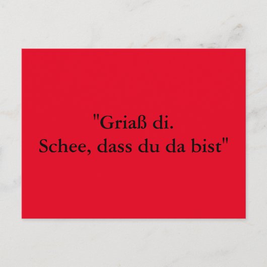 Carte Postale Grußkarte aus Bayern (Devant)