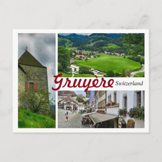 Carte postale Gruyère Suisse (Devant)