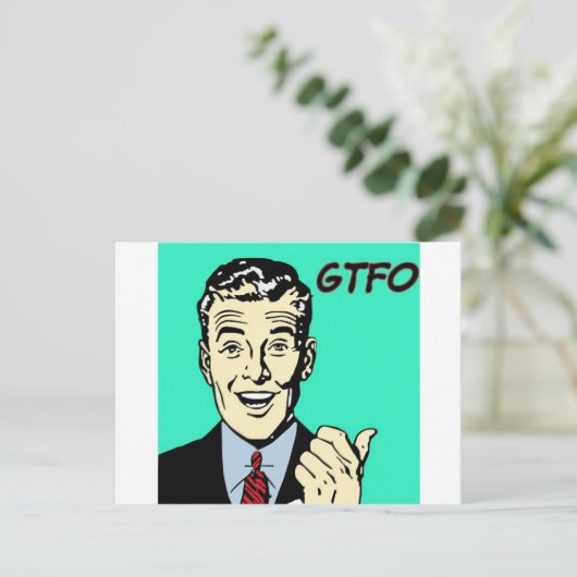 Carte Postale GTFO Guy (Debout devant)