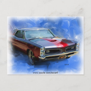 CARTE POSTALE GTO 1966