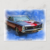 CARTE POSTALE GTO 1966 (Devant)