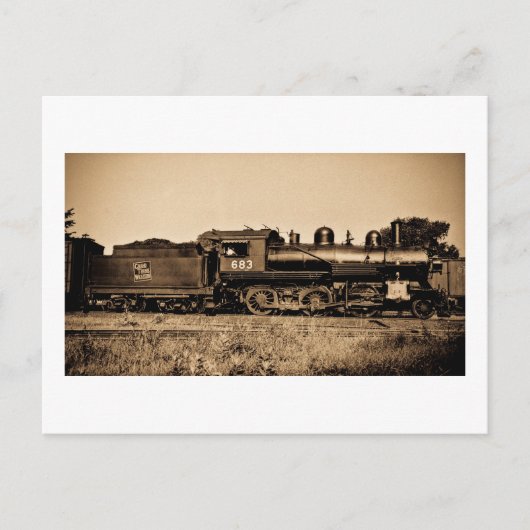 Carte Postale GTW Locomotive Engine #683 à Bay City MI (Devant)