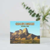 Carte Postale Guadalupe Mountain National Park Texas (Debout devant)