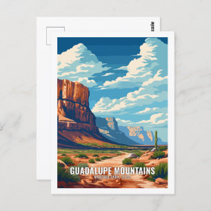 Carte Postale Guadalupe Mountain National Park Texas USA