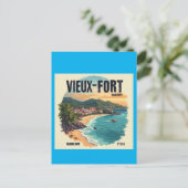 CARTE POSTALE GUADELOUPE (Debout devant)