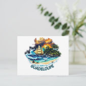 CARTE POSTALE GUADELOUPE (Debout devant)