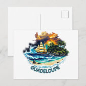 CARTE POSTALE GUADELOUPE (Devant / Derrière)